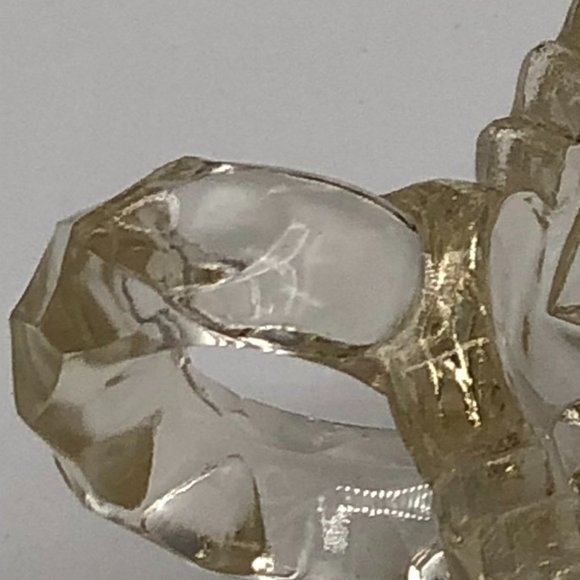 Imperial Glass Deep Cut Nappy Candy Dish Sawtooth. - Picture 9 of 9